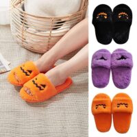 Women's Halloween Comfortable Plush Slippers