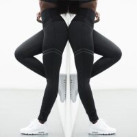 High Elastic Fitness Sport Pants Women Yoga Pants Quick Drying Training Trousers