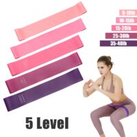 Yoga Crossfit Resistance Bands 5 Level Rubber Training Pull Rope For Sports Pilates