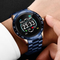 New smart watch men's LED screen heart rate detector