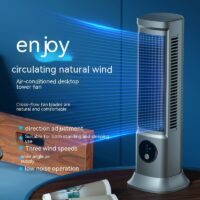 Personal Fan-Silent USB Desktop Leafless Tower Fan